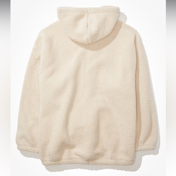American Eagle Sherpa Zip Up Hoodie - Picture 4 of 7